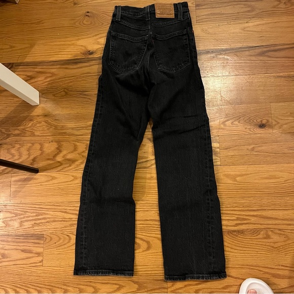 SUPER RARE XXS sized Levi’s ribcage straight jeans - Picture 4 of 4